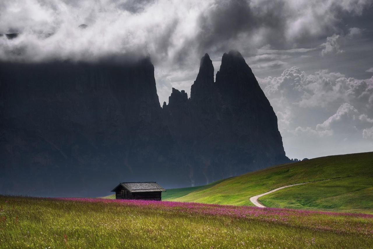 Hotel Goldknopf Alpe Di Siusi Exterior photo